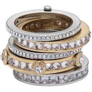 Henri Bendel Deluxe Hand Me Down Stack Ring